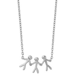 BY BIEHL 3-2003-R ZILVEREN COLLIER TOGETHER-FAMILY (3)