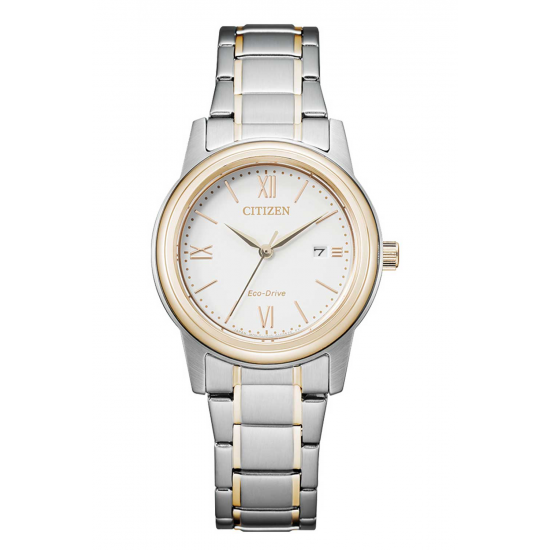 CITIZEN ECO-DRIVE DAMESHORLOGE STAAL BICOLOR 100M CITIZEN ECO-DRIVE DAMESHORLOGE STAAL BICOLOR 100M