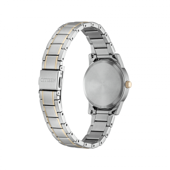 CITIZEN ECO-DRIVE DAMESHORLOGE STAAL BICOLOR 100M CITIZEN ECO-DRIVE DAMESHORLOGE STAAL BICOLOR 100M