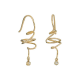 RABINOVICH 70304306 GOUD OP ZILVER OORHANGERS MET WITTE TOPAAS SPARKLING DREAM RABINOVICH 70304306 GOUD OP ZILVER OORHANGERS MET WITTE TOPAAS SPARKLING DREAM