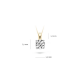 BLUSH 6054BZI GOUDEN HANGER ZIRKONIA BLUSH 6054BZI GOUDEN HANGER ZIRKONIA