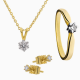 ECLAT KL15 14 KARAAT GOUDEN SOLITAIRRING MET BRILJANT 0.15 CT. ECLAT KL15 14 KARAAT GOUDEN SOLITAIRRING MET BRILJANT 0.15 CT.