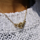 RABINOVICH 70302306 GOUD OP ZILVER COLLIER MET WITTE TOPAAS SPARKLING DREAM RABINOVICH 70302306 GOUD OP ZILVER COLLIER MET WITTE TOPAAS SPARKLING DREAM