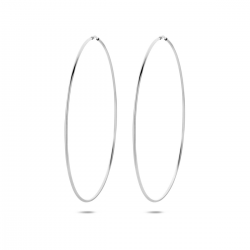 HUISCOLLECTIE 1012587 ZILVEREN OORRINGEN 62MM