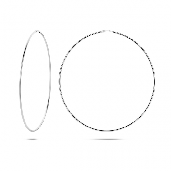 HUISCOLLECTIE 1012587 ZILVEREN OORRINGEN 62MM