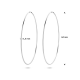 HUISCOLLECTIE 1012587 ZILVEREN OORRINGEN 62MM