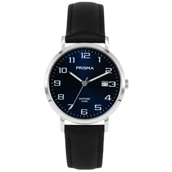 PRISMA P.1741 HERENHORLOGE STAAL 50M SAFFIERGLAS