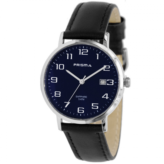 PRISMA P.1741 HERENHORLOGE STAAL 50M SAFFIERGLAS