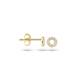 BLUSH 7193YZI GEELGOUDEN OORKNOPPEN ZIRKONIA BLUSH 7193YZI GEELGOUDEN OORKNOPPEN ZIRKONIA