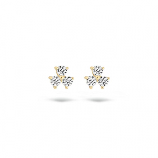 BLUSH 7197YZI GEELGOUDEN OORKNOPPEN ZIRKONIA BLUSH 7197YZI GEELGOUDEN OORKNOPPEN ZIRKONIA