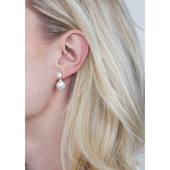 ZINZI ZIO1151 ZILVEREN OORHANGERS ZIRKONIA/PAREL