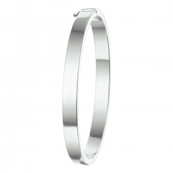 HUISCOLLECTIE 1326298 ZILVEREN BANGLE MASSIEF 6MM