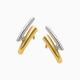 ECLAT OK4260 14 KARAAT GOUDEN OORKNOPPEN BICOLOR MET DIAMANT ECLAT OK4260 14 KARAAT GOUDEN OORKNOPPEN BICOLOR MET DIAMANT
