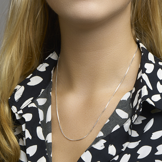 HUISCOLLECTIE 1019476 ZILVEREN VENETIAANS COLLIER 50 CM. HUISCOLLECTIE 1019476 ZILVEREN VENETIAANS COLLIER 50 CM.