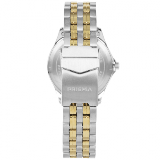 PRISMA HERENHORLOGE STAAL BICOLOR 100M SAFFIER PRISMA HERENHORLOGE STAAL BICOLOR 100M SAFFIER