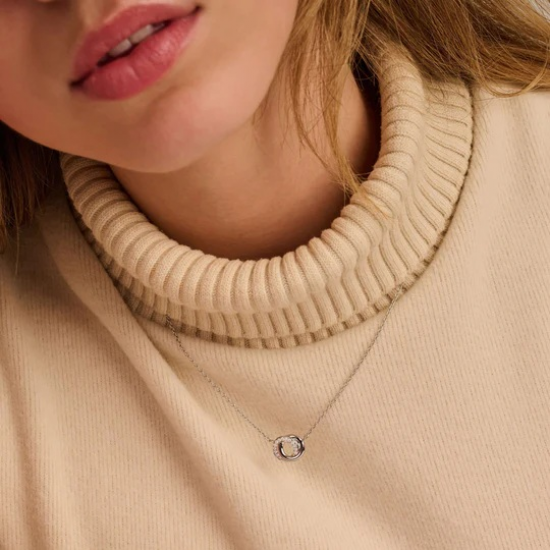 TI SENTO 3915ZI ZILVEREN COLLIER ZIRKONIA