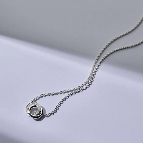 TI SENTO 3915ZI ZILVEREN COLLIER ZIRKONIA