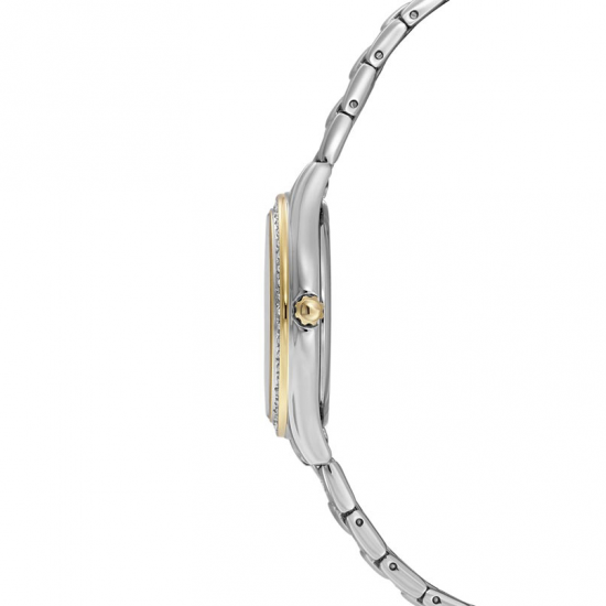 CITIZEN EO1184-81D DAMESHORLOGE BICOLOR STAAL MET SWAROVSKI STEENTJES