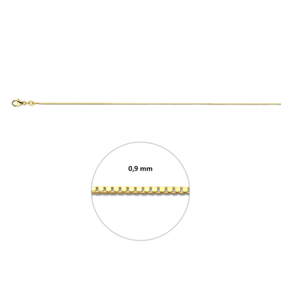 HUISCOLLECTIE 4003906 GOUDEN COLLIER VENETIAANS 50 CM.