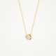 BLUSH 3052YZI GEELGOUDEN CHOKER ZIRKONIA BLUSH 3052YZI GEELGOUDEN CHOKER ZIRKONIA