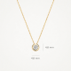 BLUSH 3052YZI GEELGOUDEN CHOKER ZIRKONIA BLUSH 3052YZI GEELGOUDEN CHOKER ZIRKONIA