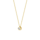 BLUSH 3067YZI GEELGOUDEN COLLIER MET HANGER ZIRKONIA