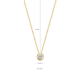 BLUSH 3067YZI GEELGOUDEN COLLIER MET HANGER ZIRKONIA