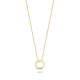 BLUSH 3083YGO GEELGOUDEN COLLIER MET HANGER RONDJE