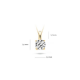BLUSH 6053YZI GEELGOUDEN HANGER MET ZIRKONIA BLUSH 6053YZI GEELGOUDEN HANGER MET ZIRKONIA