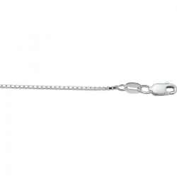 ZILVEREN COLLIER VENETIAANS 45 CM.