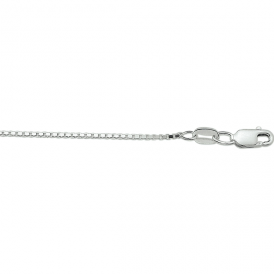 ZILVEREN COLLIER VENETIAANS 45 CM.