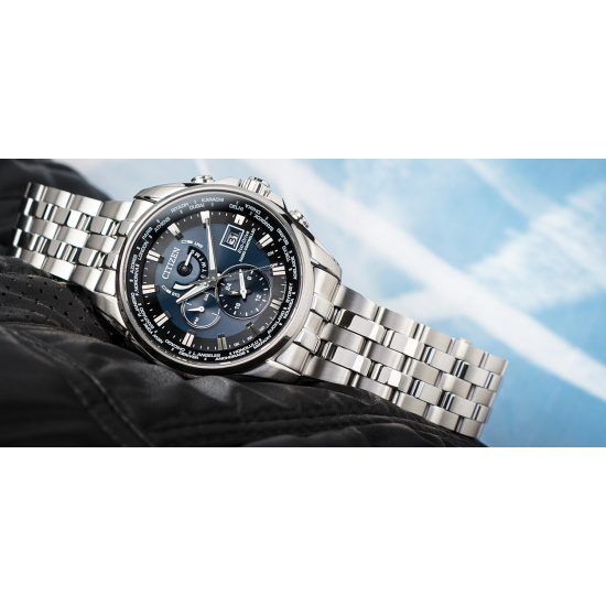 CITIZEN AT9030-55L ECO-DRIVE HERENHORLOGE STAAL RADIO-CONTROLLED