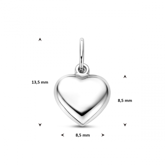 HUISCOLLECTIE 1004880 ZILVEREN HANGER HARTJE