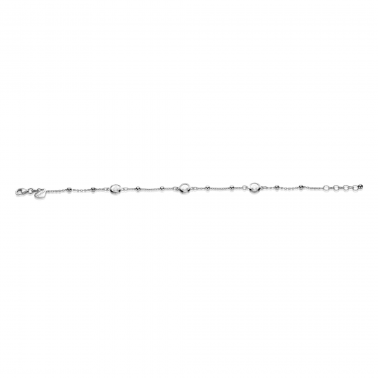 ZINZI ZIA1550 ZILVEREN ARMBAND MET ZIRKONIA GERHODINEERD ZINZI ZIA1550 ZILVEREN ARMBAND MET ZIRKONIA GERHODINEERD