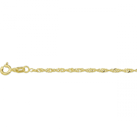 HUISCOLLECTIE 4004150 14 KARAAT GOUDEN ARMBAND SINGAPORE