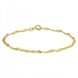 HUISCOLLECTIE 4004157 14 KARAAT GOUDEN ARMBAND SINGAPORE