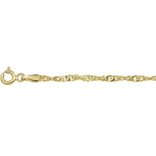 HUISCOLLECTIE 4004157 14 KARAAT GOUDEN ARMBAND SINGAPORE