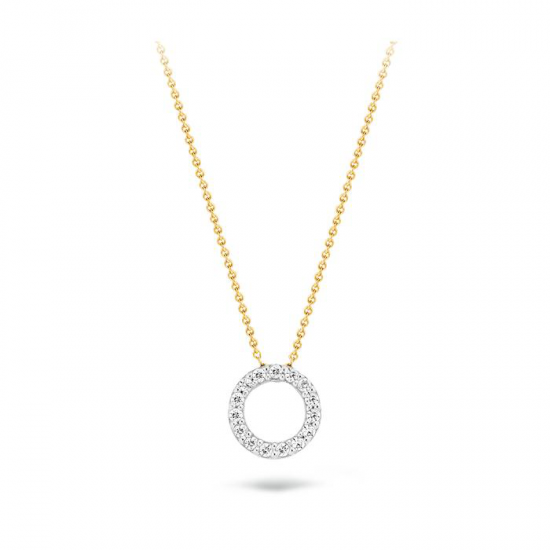 BLUSH 3065BZI BICOLOR GOUDEN COLLIER ZIRKONIA