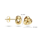 BLUSH 7145YGO GOUDEN OORKNOPPEN KNOOP BLUSH 7145YGO GOUDEN OORKNOPPEN KNOOP