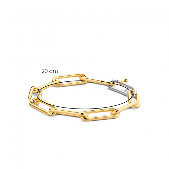 TI SENTO 2926SY ZILVEREN ARMBAND VERGULD CLOSED FOREVER ZIRKONIA