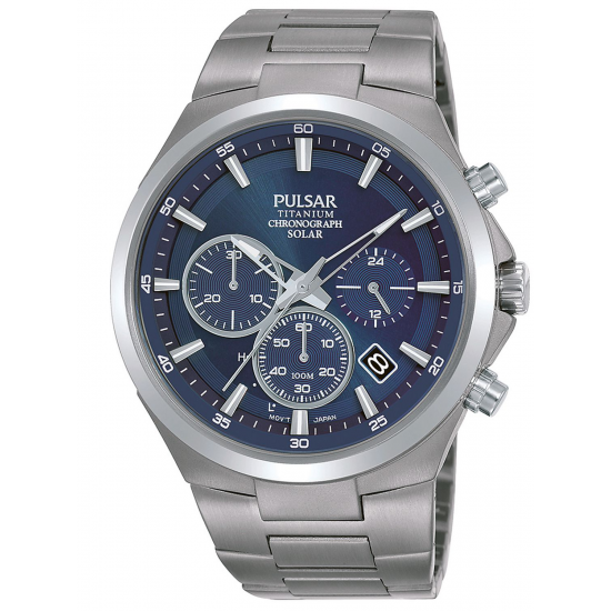 Pulsar titanium chronograph 100m hotsell