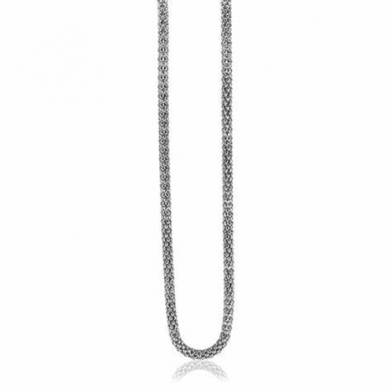 ZINZI ZIC1057 ZILVEREN COLLIER POPCORN 45CM