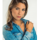 ZINZI ZIC1057 ZILVEREN COLLIER POPCORN 45CM
