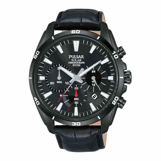 PULSAR PZ5063X1 HERENHORLOGE SOLAR STAAL 100M PULSAR PZ5063X1 HERENHORLOGE SOLAR STAAL 100M