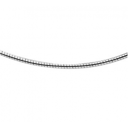 HUISCOLLECTIE 1002131 ZILVEREN OMEGA COLLIER 45 CM 2.25 MM