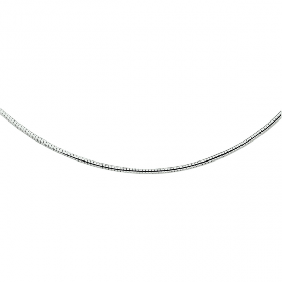 HUISCOLLECTIE 1002131 ZILVEREN OMEGA COLLIER 45 CM 2.25 MM