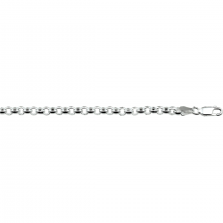 ZILVEREN ARMBAND JASSERON 18 CM.4.5MM