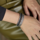 SILK 250 ZILVEREN ARMBAND DOUBLE FOX SILK 250 ZILVEREN ARMBAND DOUBLE FOX
