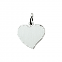 HUISCOLLECTIE 1005896 ZILVEREN GRAVEERPLAATJE HART
