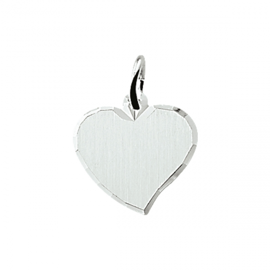 HUISCOLLECTIE 1005896 ZILVEREN GRAVEERPLAATJE HART